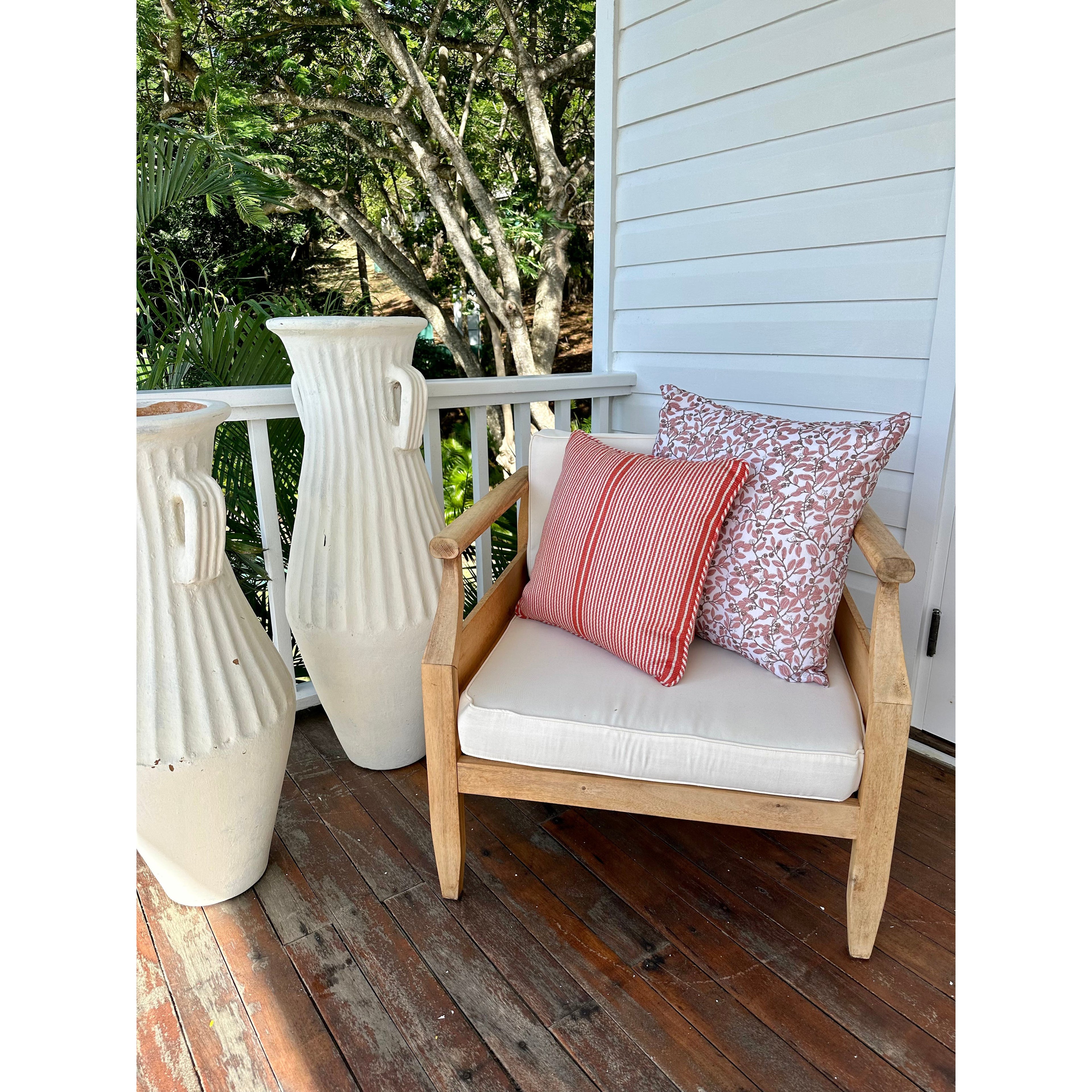 EH x Sunbrella Thorton Fabric Sample - Guava