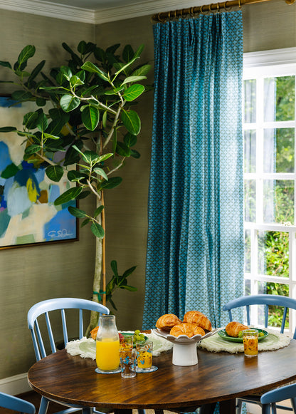 Posey Drapery Panel - Moss