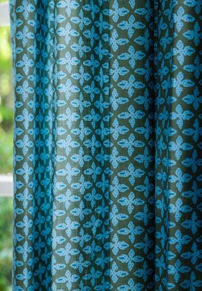 Posey Drapery Panel - Moss