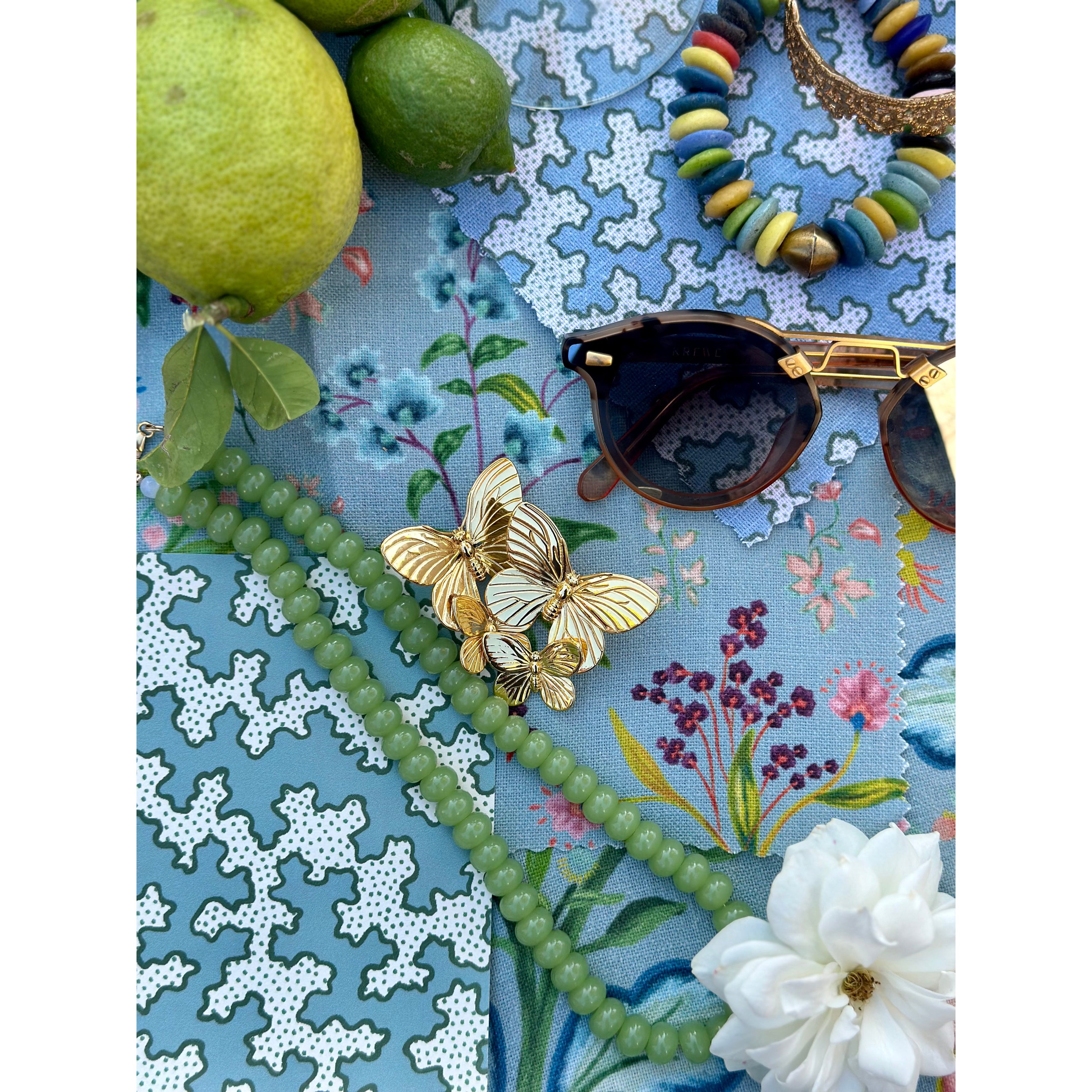 Meadow Multi Fabric - House Blue