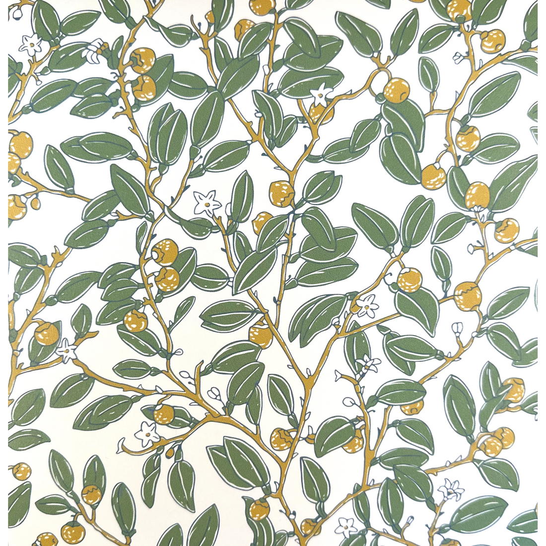 Coco Shop x EH Limes Wallpaper Sample - Green