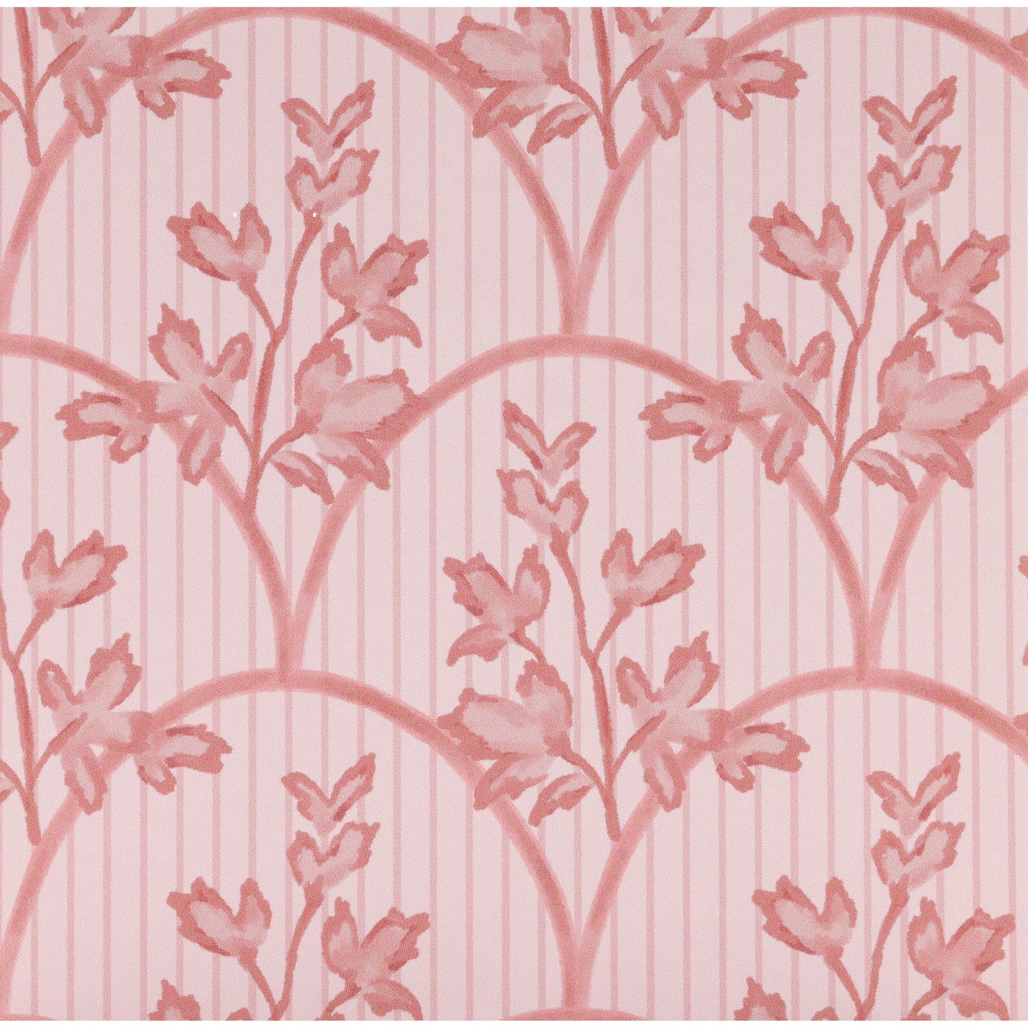 Laurel Wallpaper Sample - Poppy