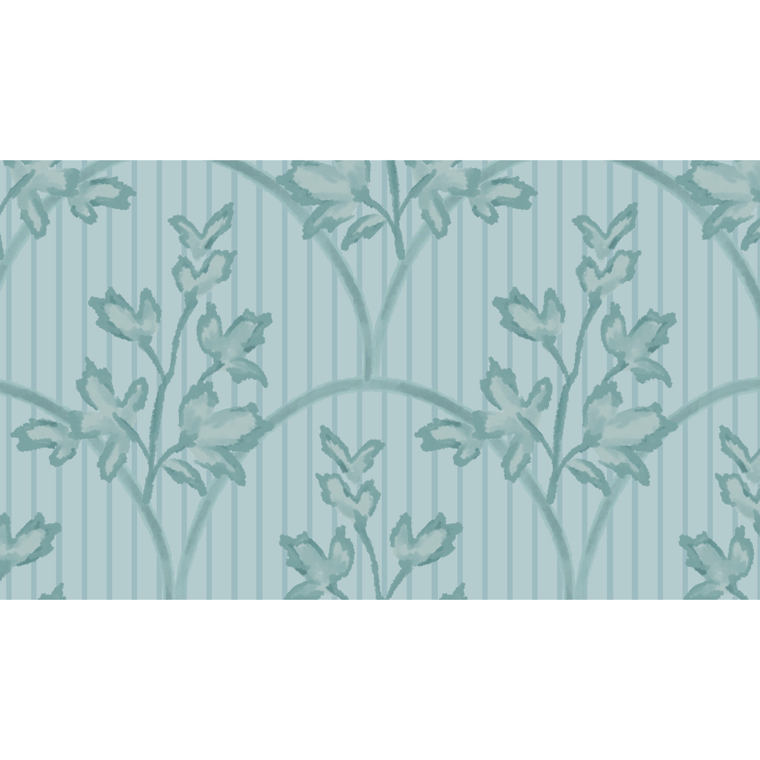Laurel Fabric Sample - House Blue