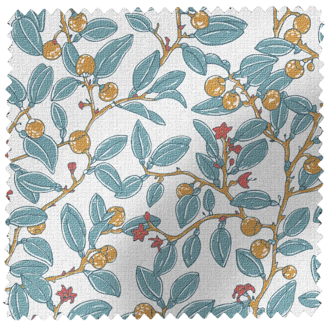 Coco Shop x EH Limes Performance Fabric Sample - Blue