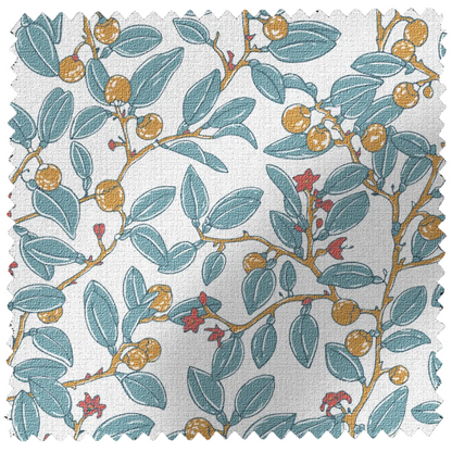 Coco Shop x EH Limes Performance Fabric Sample - Blue