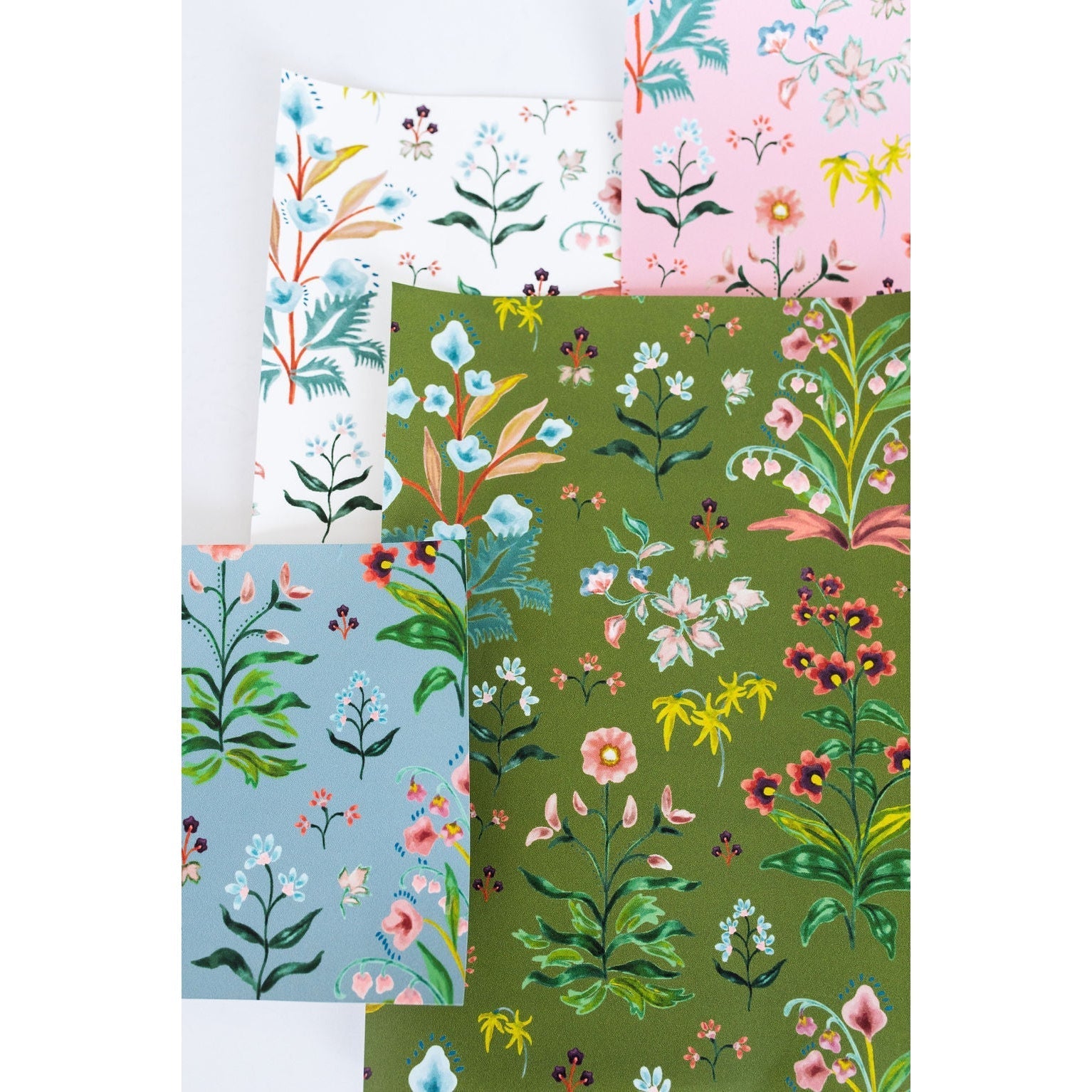 Meadow Multi Wallpaper - House Green