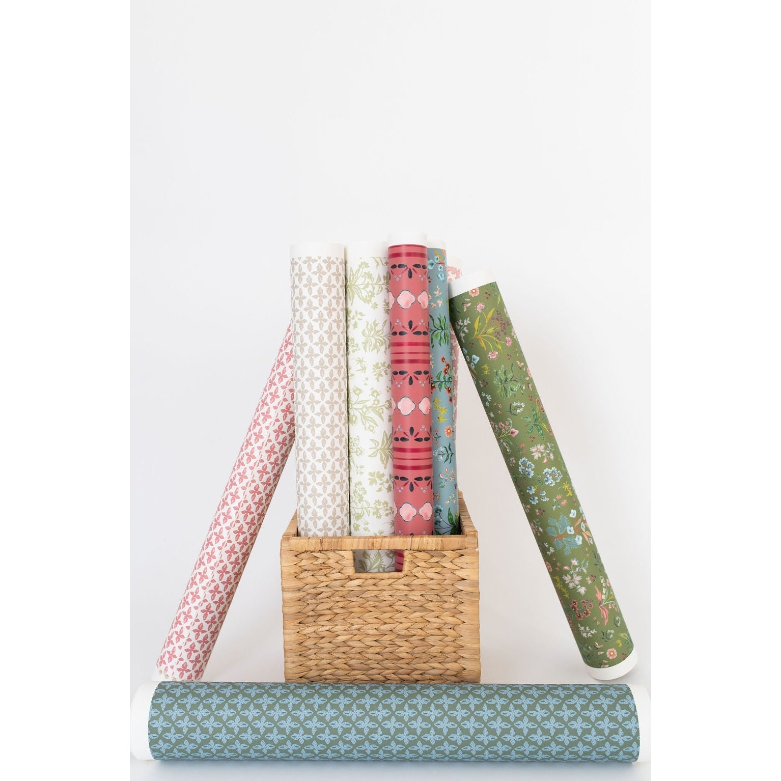 Meadow Multi Wallpaper - House Green