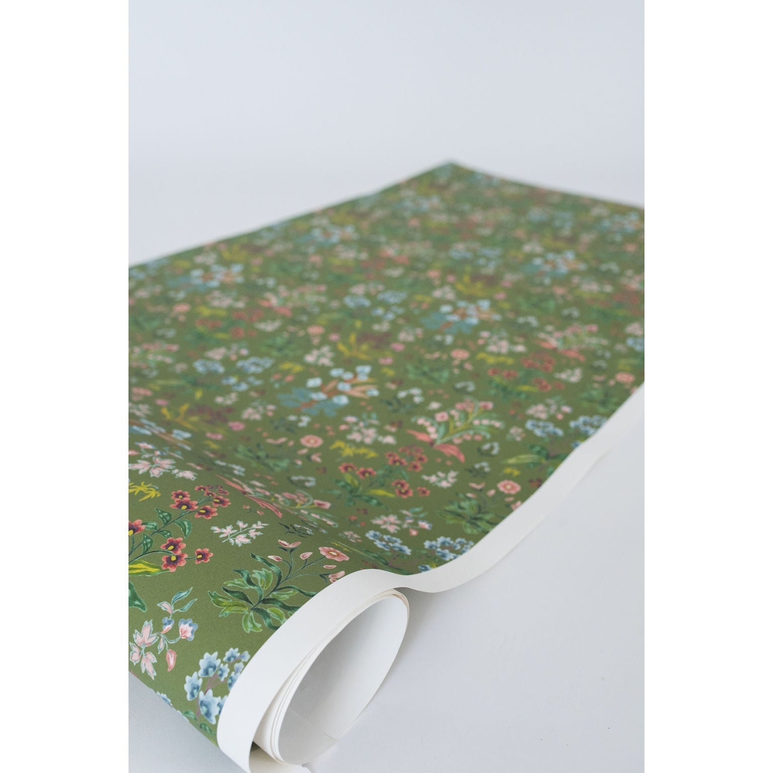Meadow Multi Wallpaper - House Green