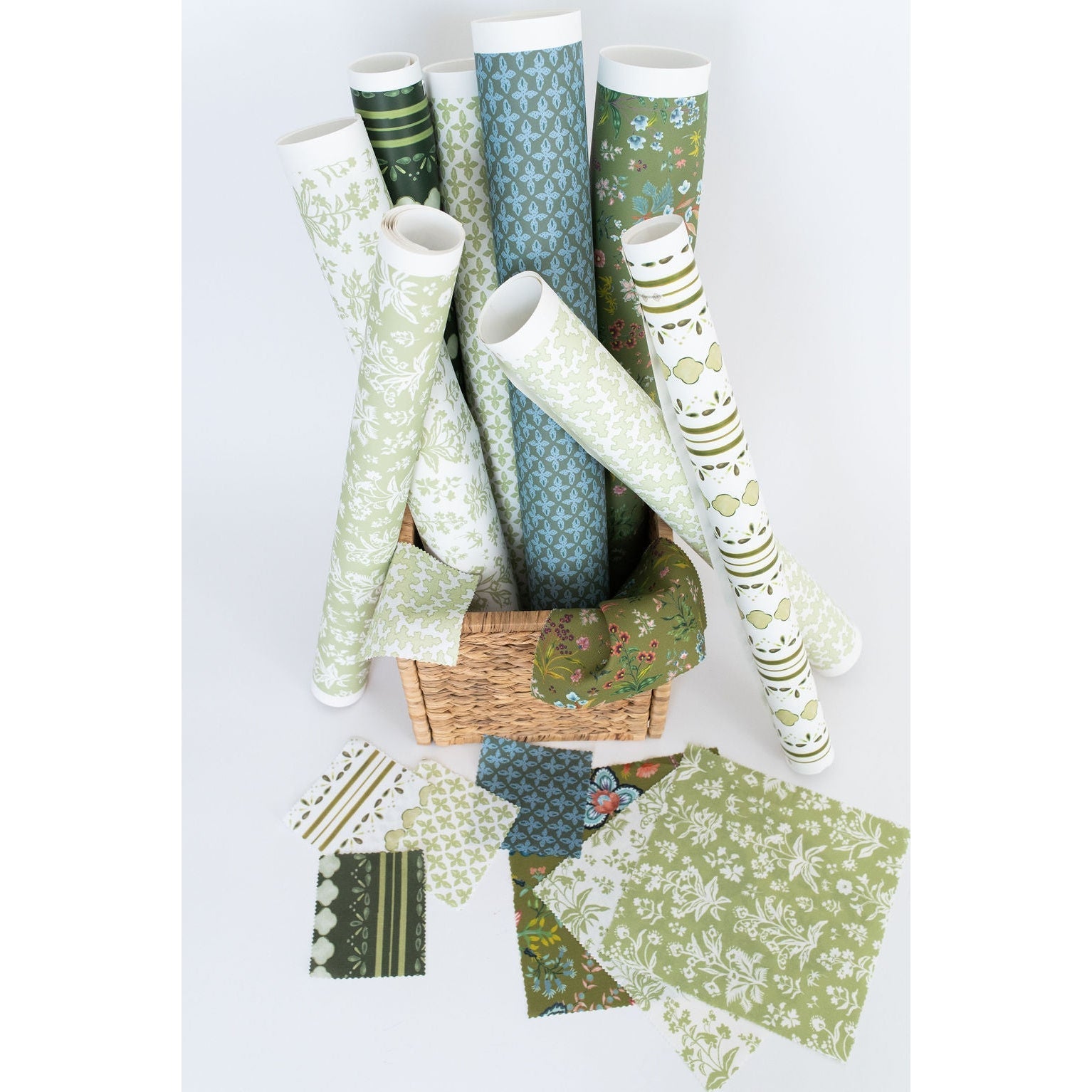 Meadow Multi Wallpaper - House Green