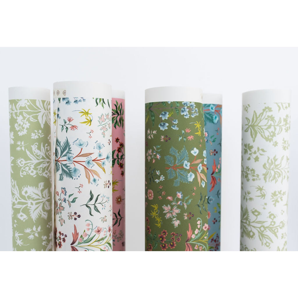 Meadow Multi Wallpaper - House Green
