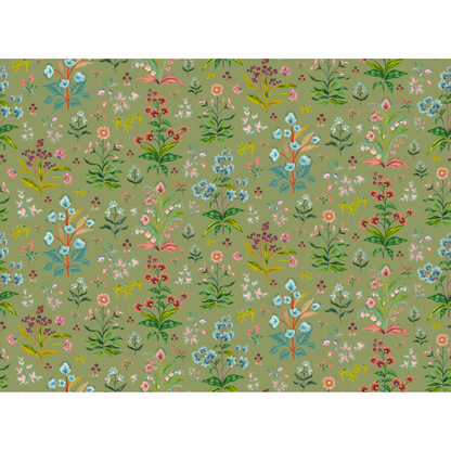 Meadow Multi Wallpaper - House Green