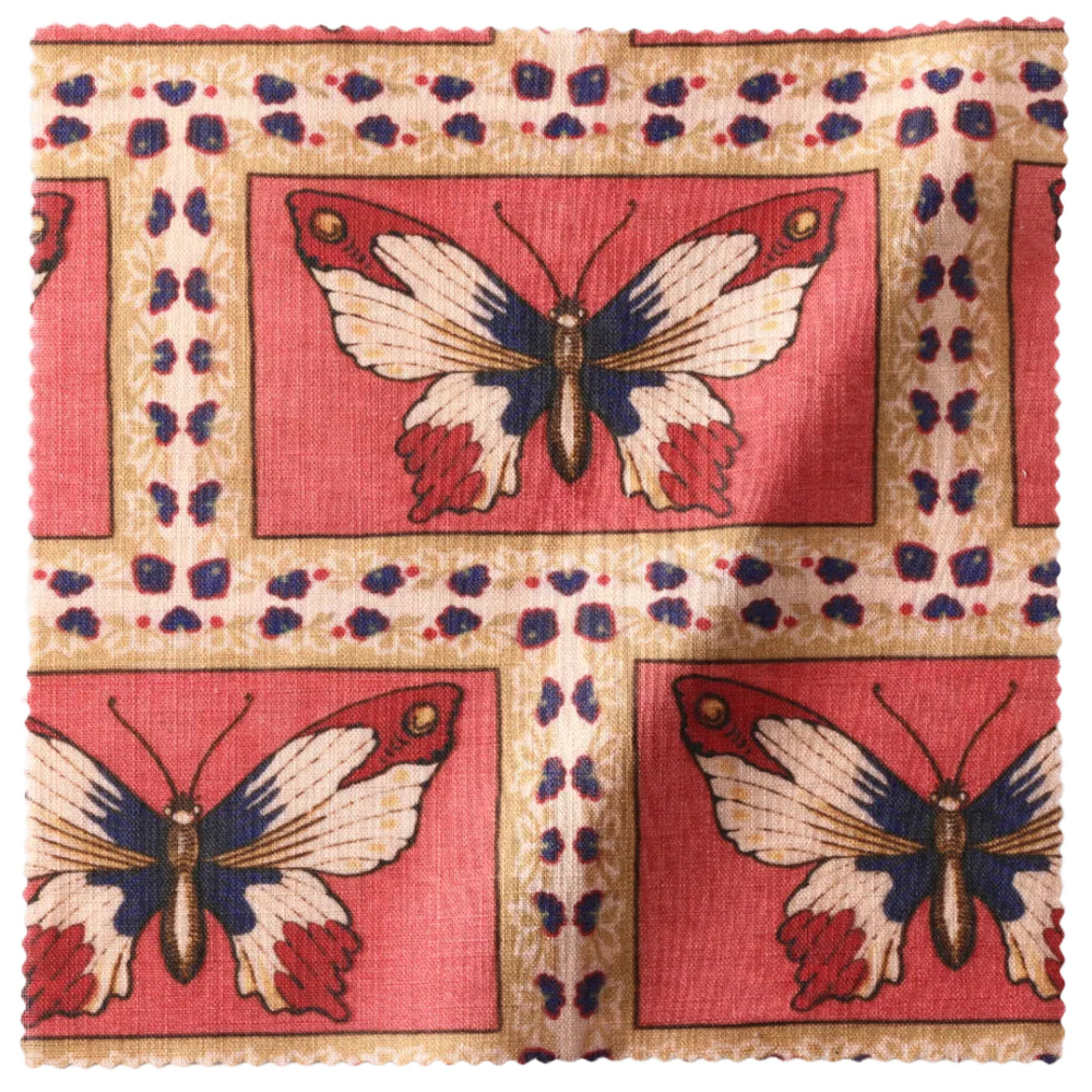 Monarch Fabric - Rouge