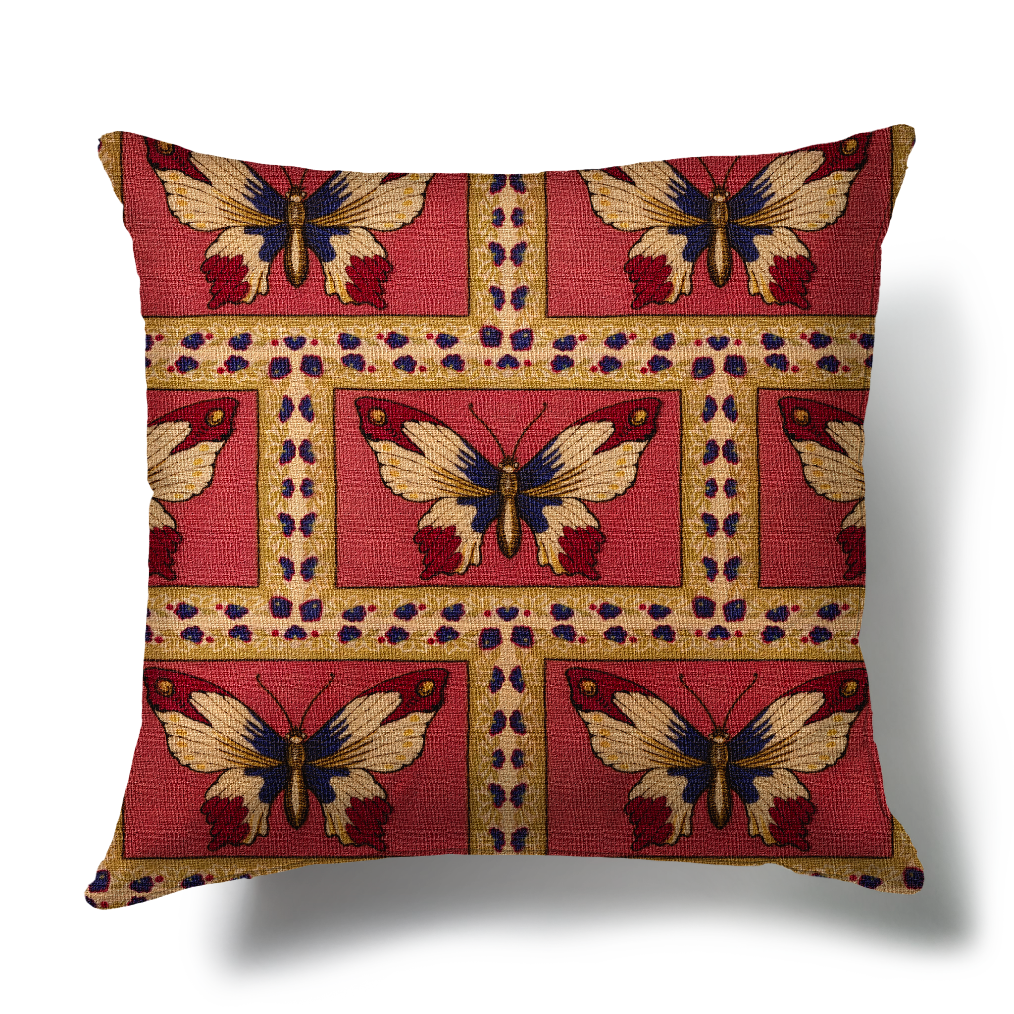 Monarch Pillow - Rouge