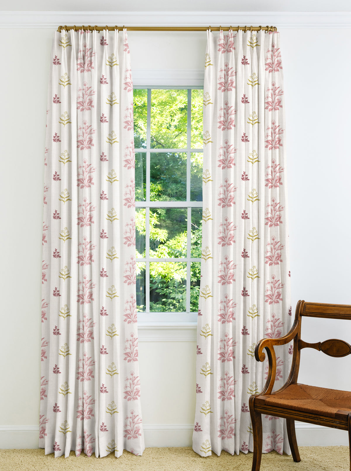 Perennial Drapery Panel - Punch