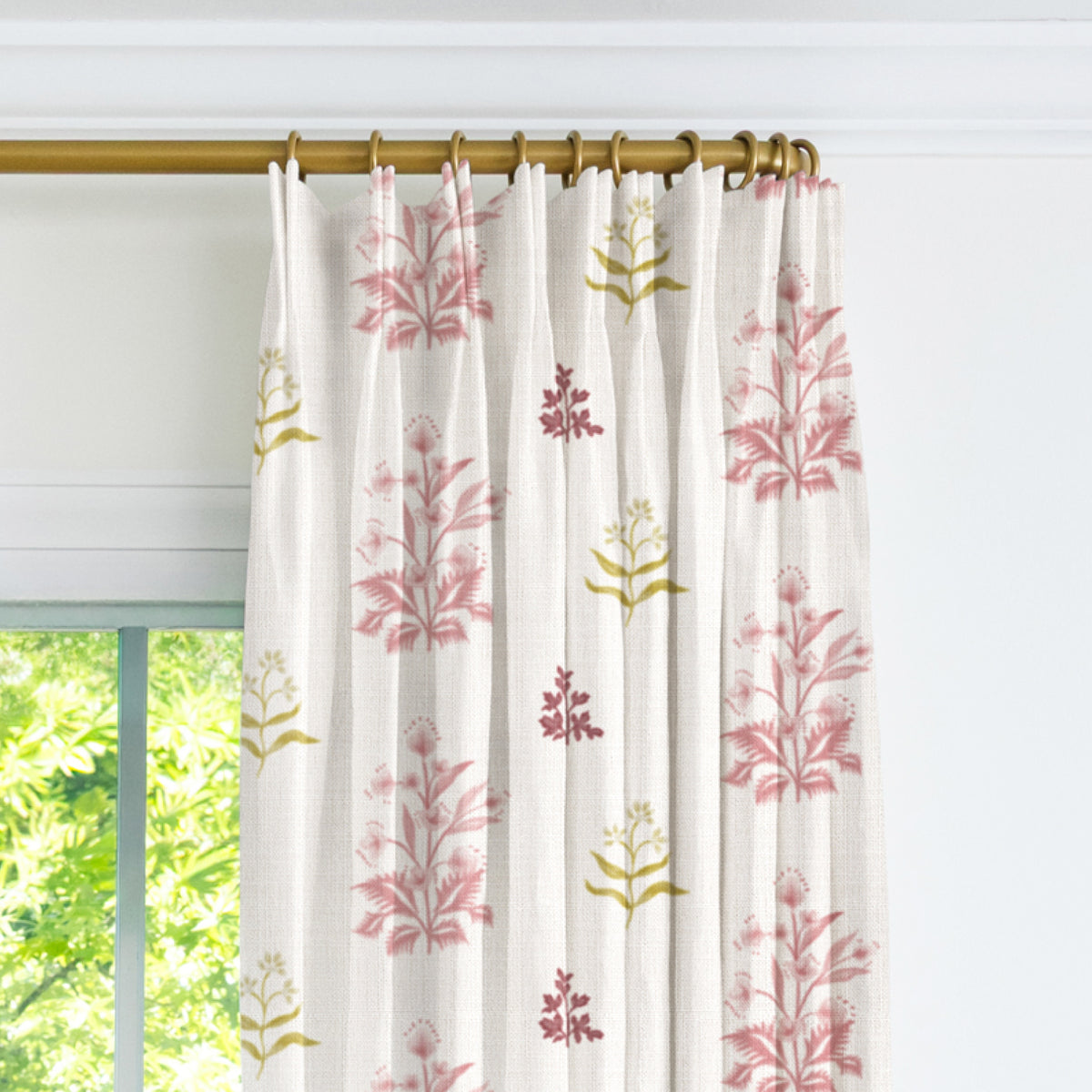 Perennial Drapery Panel - Punch