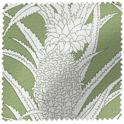 Pineapple Performance Drapery - Green