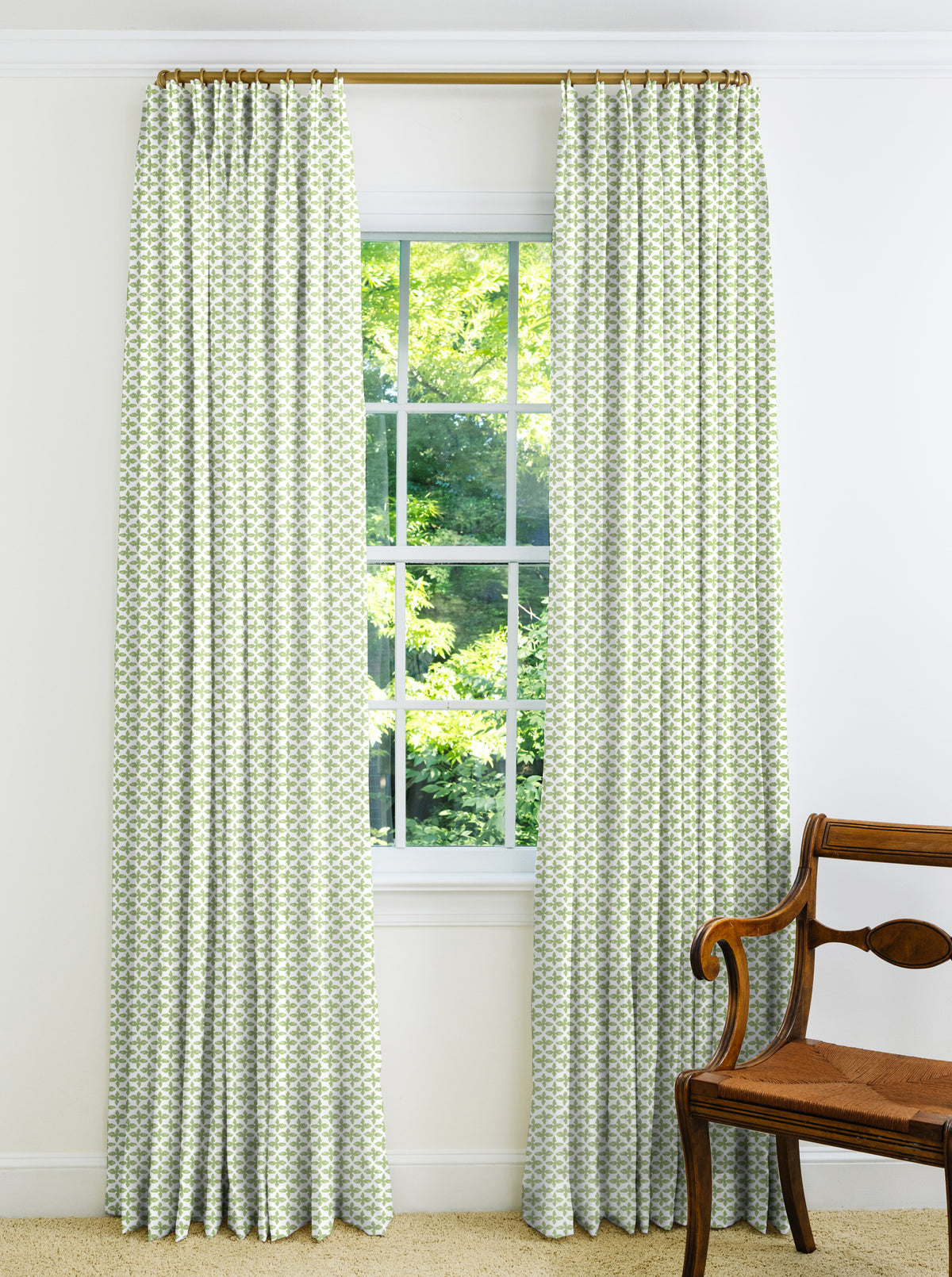 Posey Drapery Panel - Apple