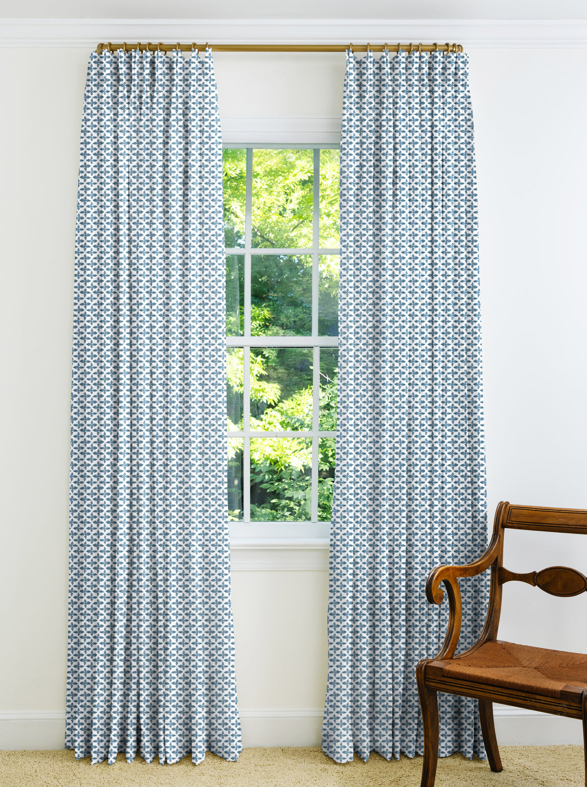 Posey Drapery Panel - Harbor
