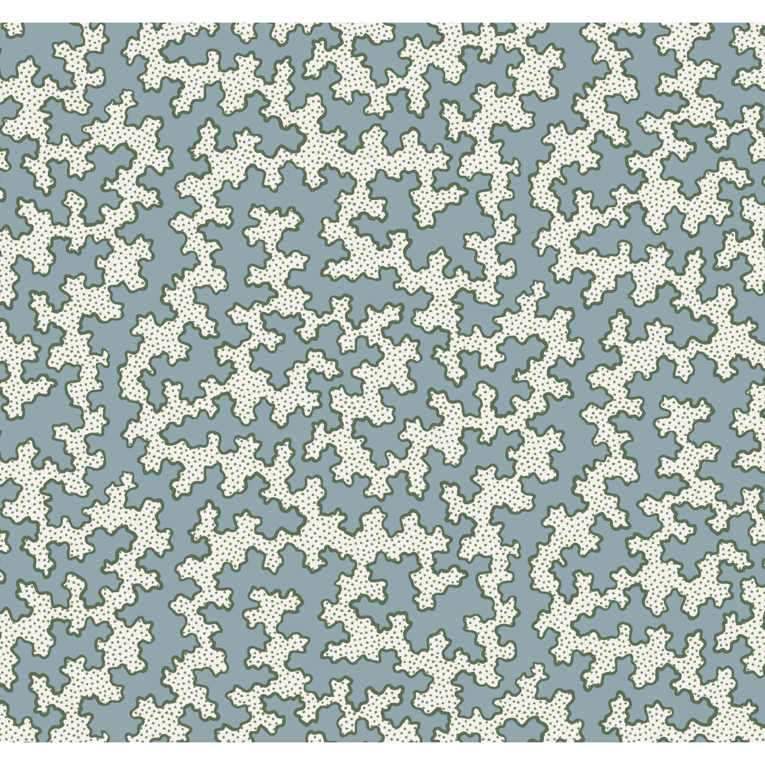 Dover Fabric - House Blue