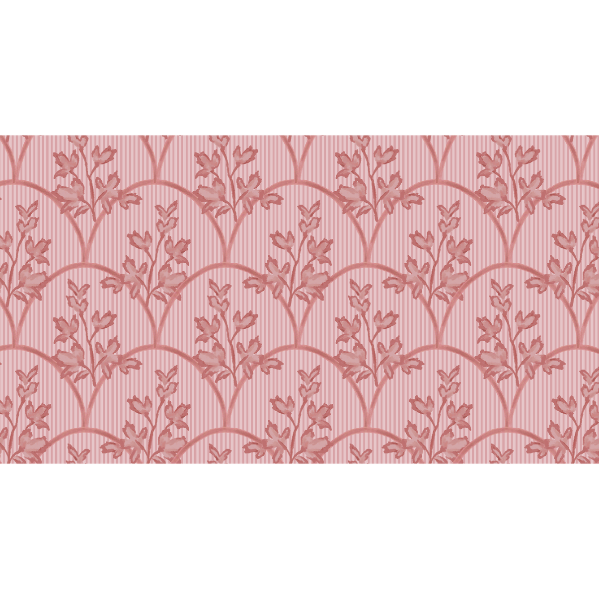 Laurel Wallpaper - Poppy – Elliston House