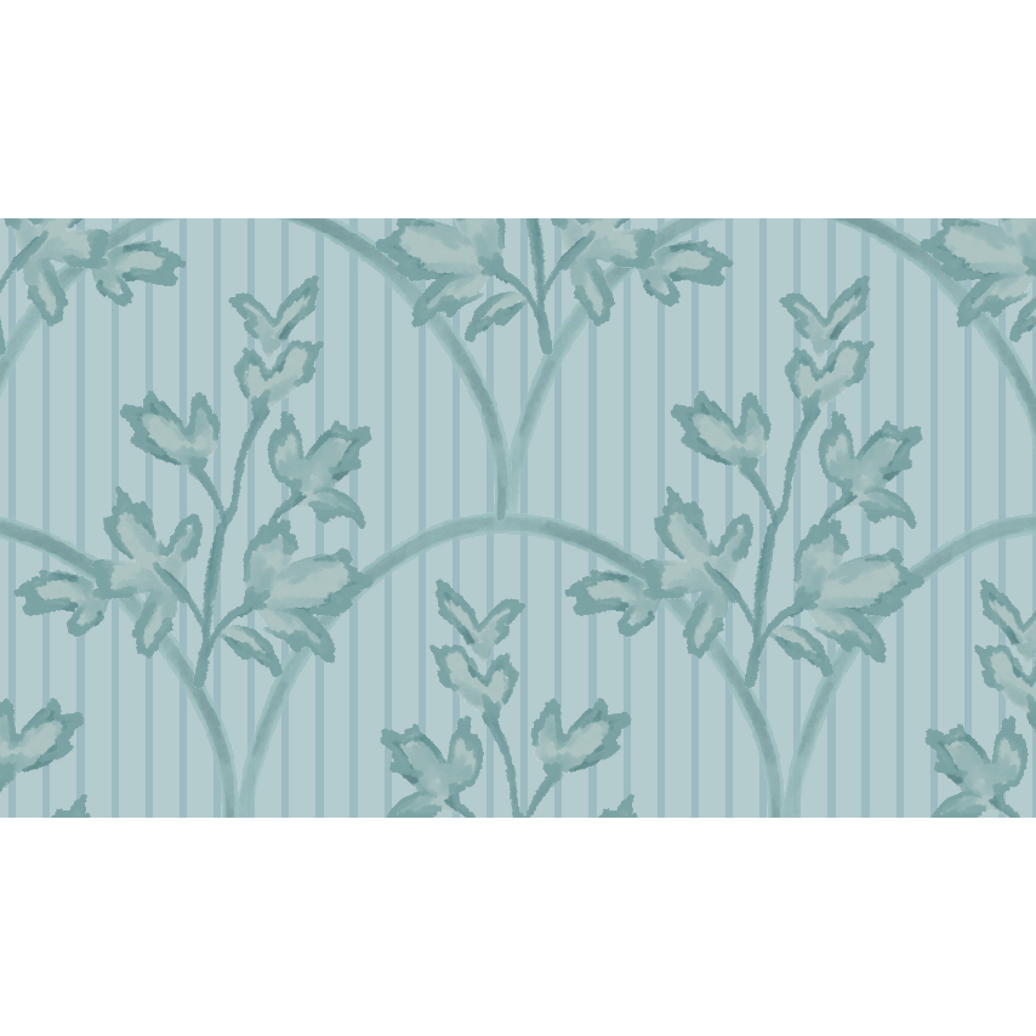 Laurel Fabric Sample - House Blue