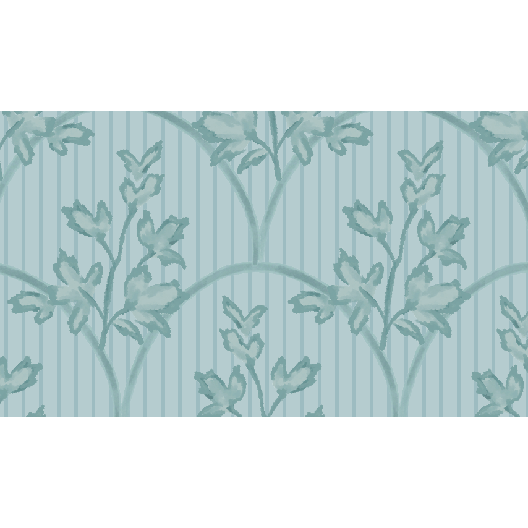 Laurel Fabric Sample - House Blue