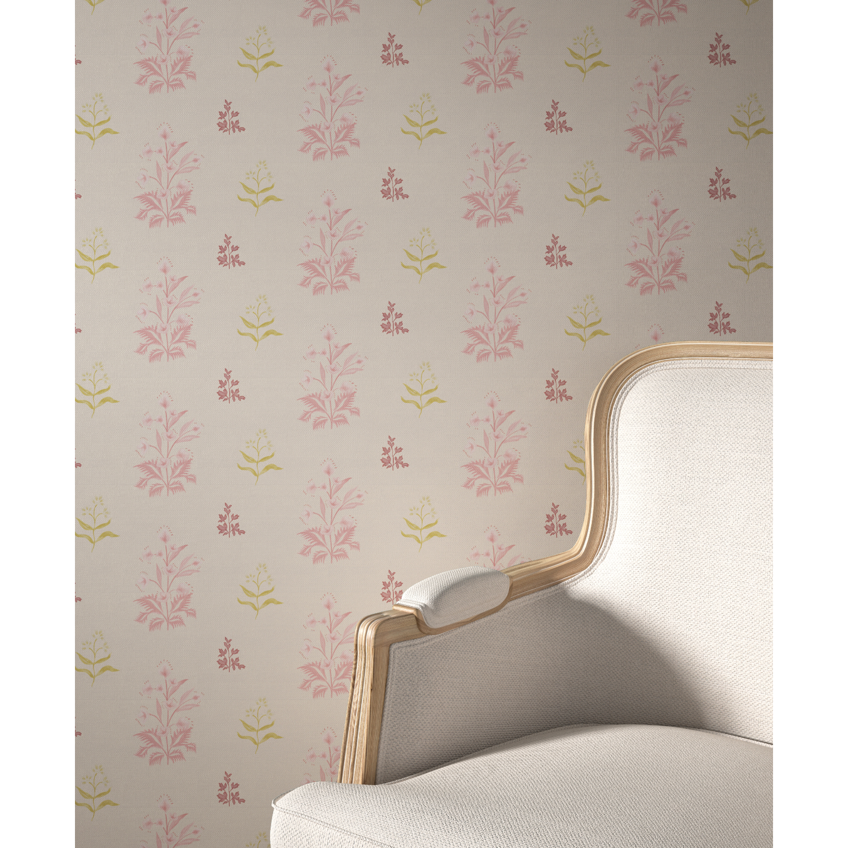 Perennial Grasscloth Sample - Punch