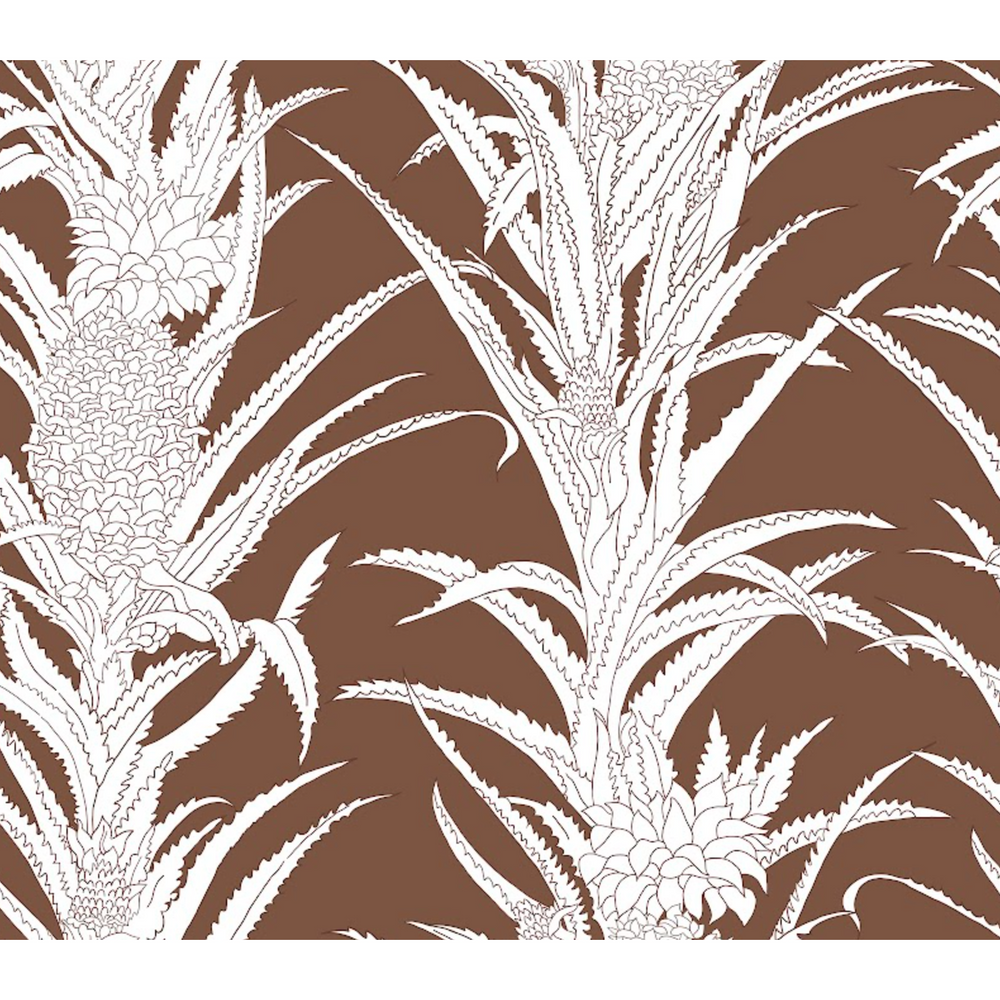 Pineapple Grasscloth - Brown