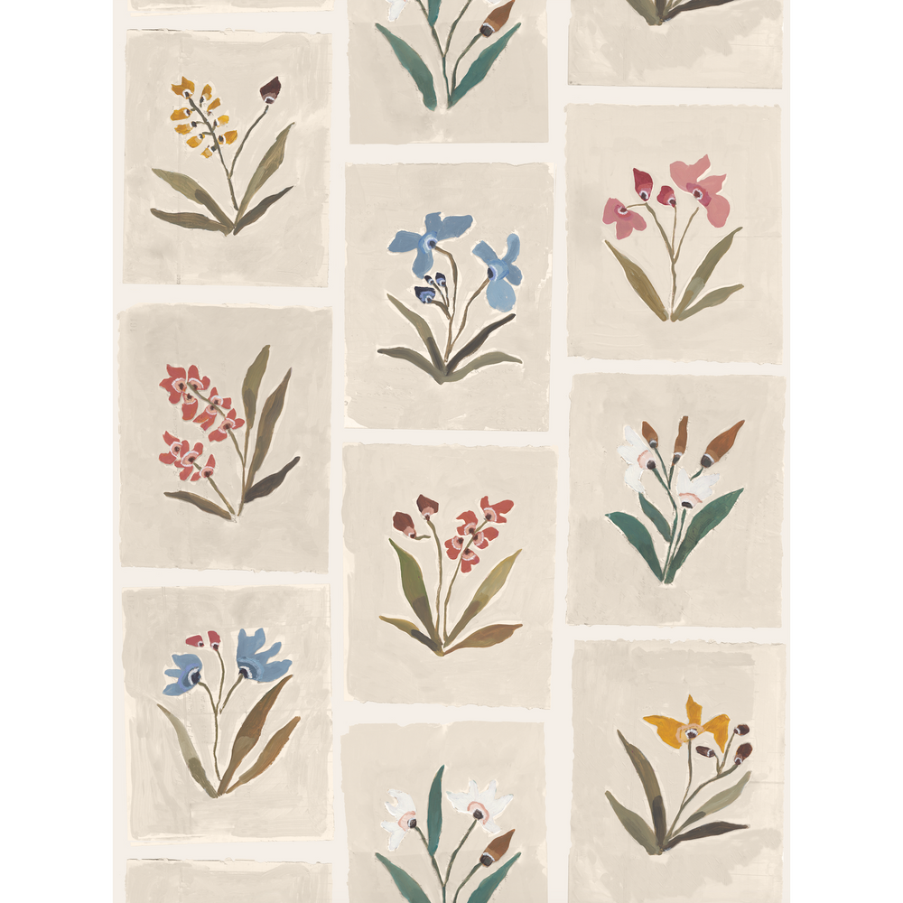 EH x Renee Bouchon Tilly's Gardee Wallpaper Yardage - Multi