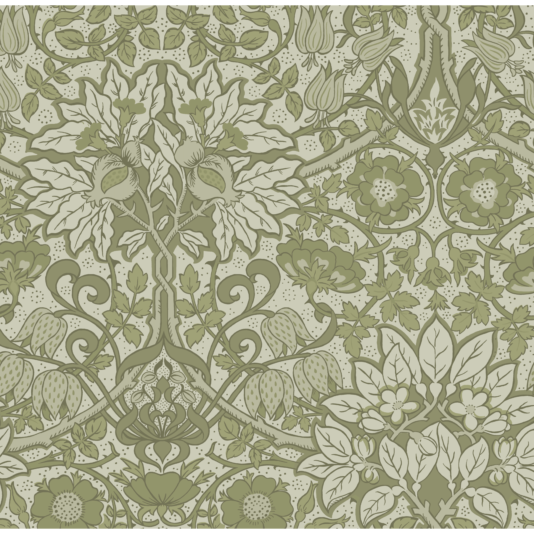 Flora Wallcovering - Verbena