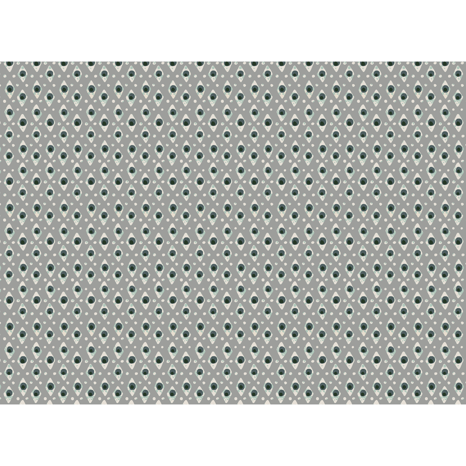 Della Dot Fabric Sample - Marine