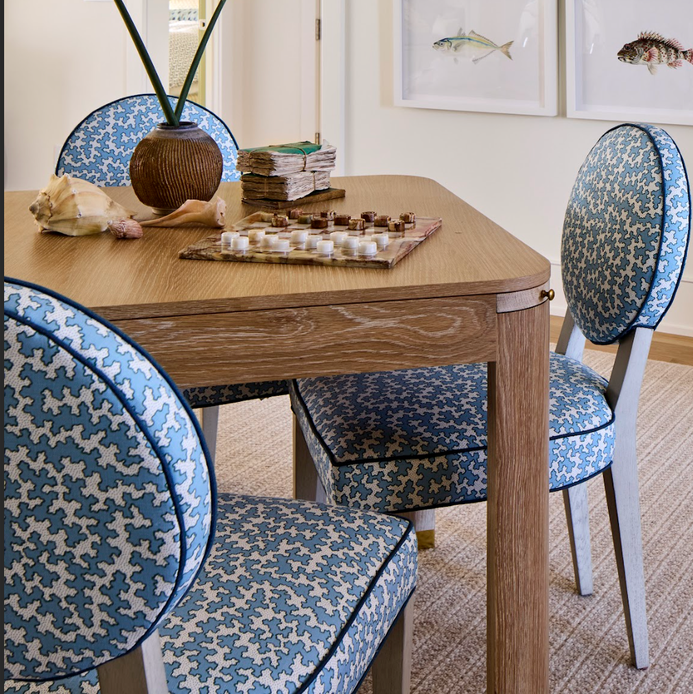 Dover Fabric - House Blue