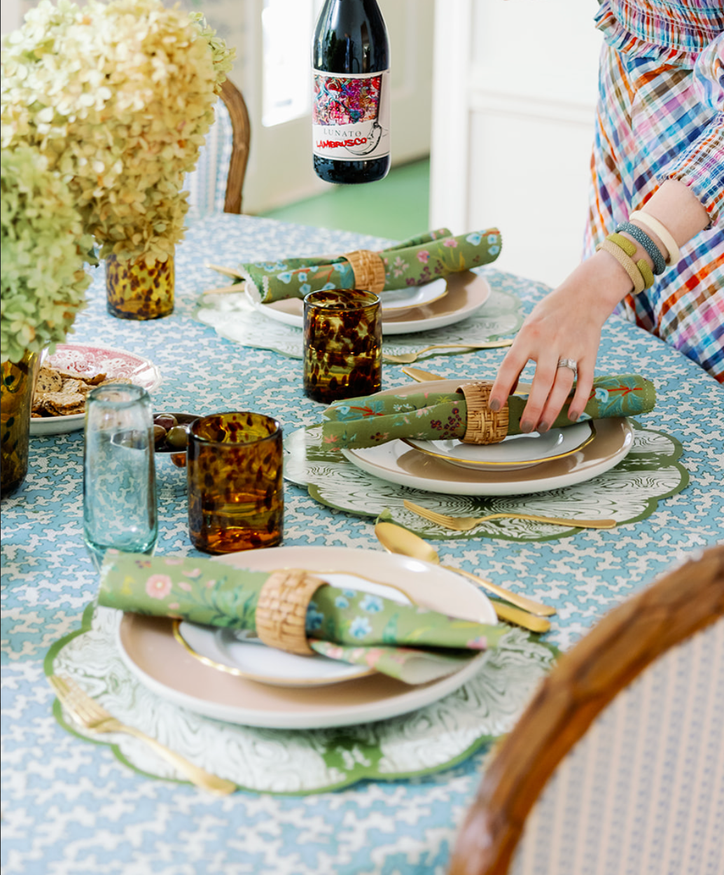 Dover Fabric - House Blue