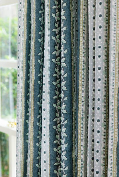 Trellis Fabric - Marine