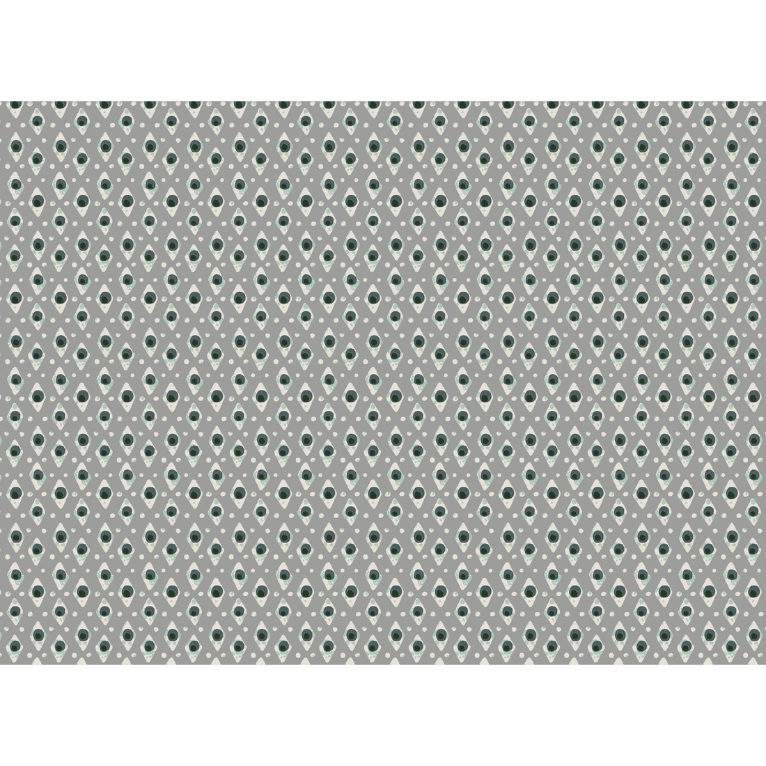 Della Dot Fabric Sample - Marine
