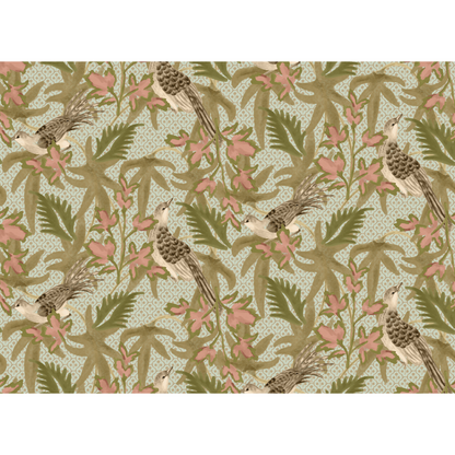 Sparrow Fabric Sample - Sea Salt