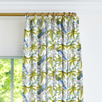 Sparrow Drapery Panel - Citrus