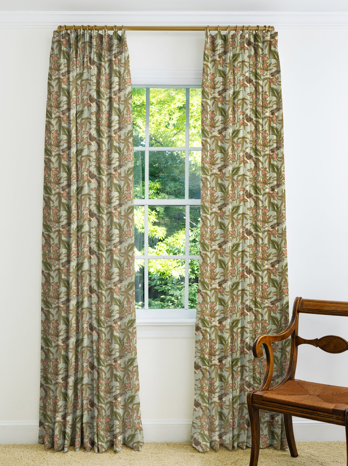 Sparrow Drapery Panel - Sea Salt