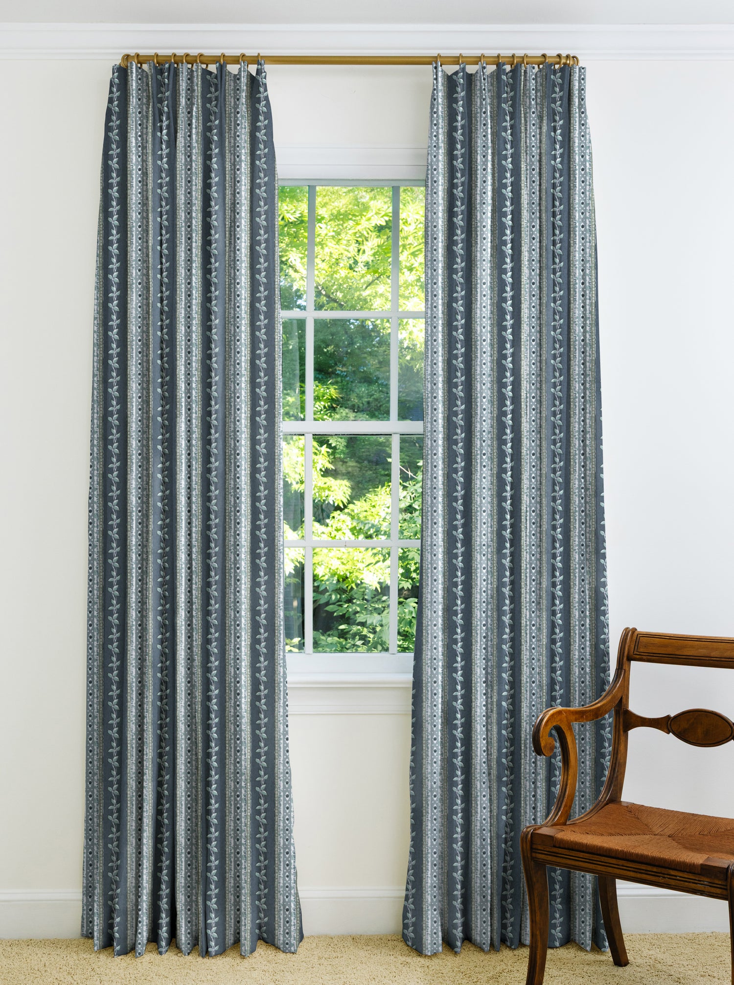 Trellis Drapery - Marine (GROUP C)
