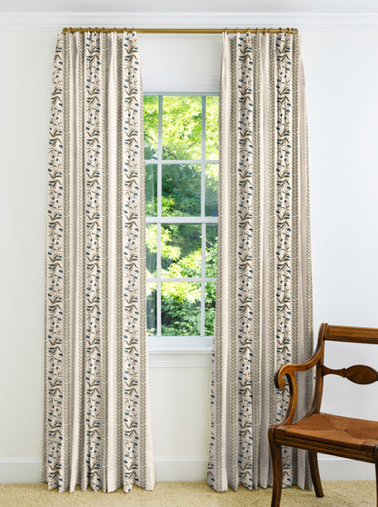 EH x Renee Bouchon Tula Drapery Panel - Lapis