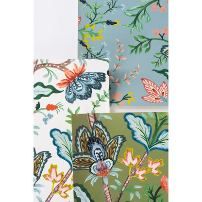 Vera Vine Wallpaper - House Green