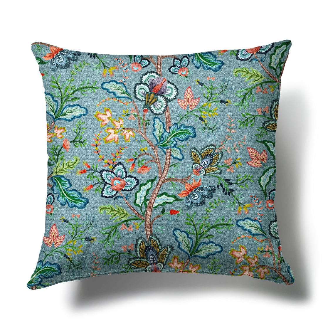 Vera Vine Pillow - House Blue
