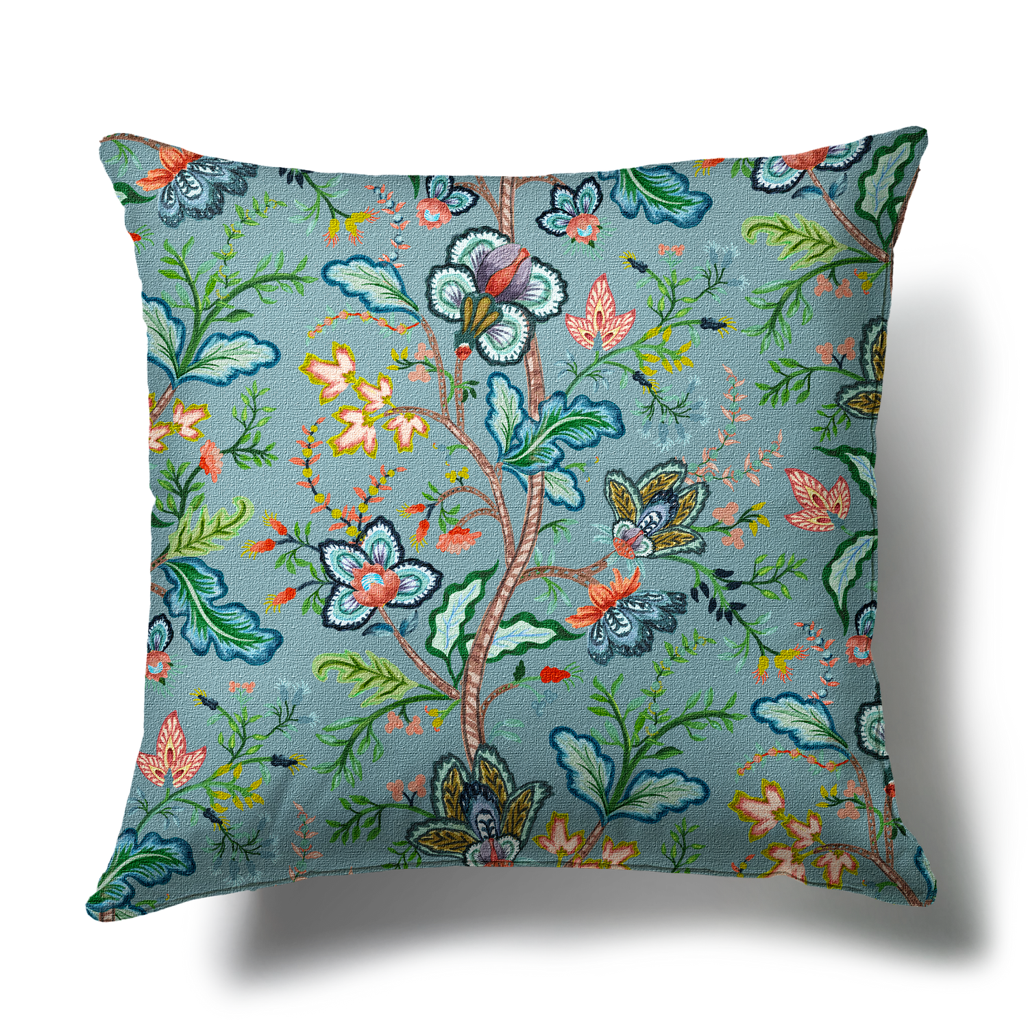 Vera Vine Pillow - House Blue