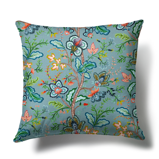 Vera Vine Pillow - House Blue