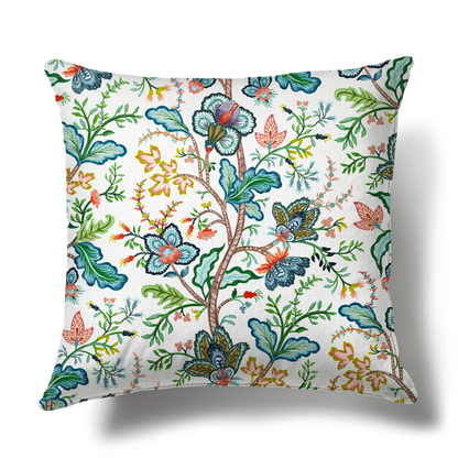 Vera Vine Pillow - White