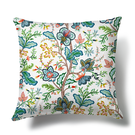 Vera Vine Pillow - White