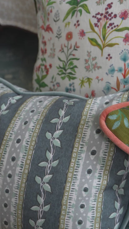 Trellis Fabric - Marine