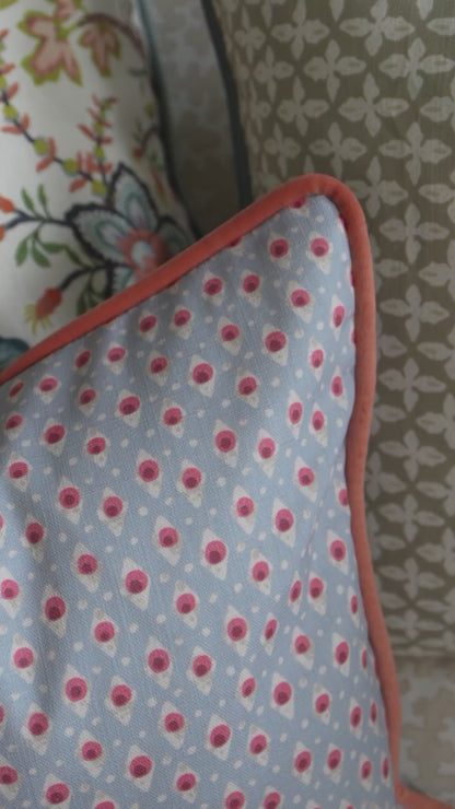 Della Dot Fabric - Radish