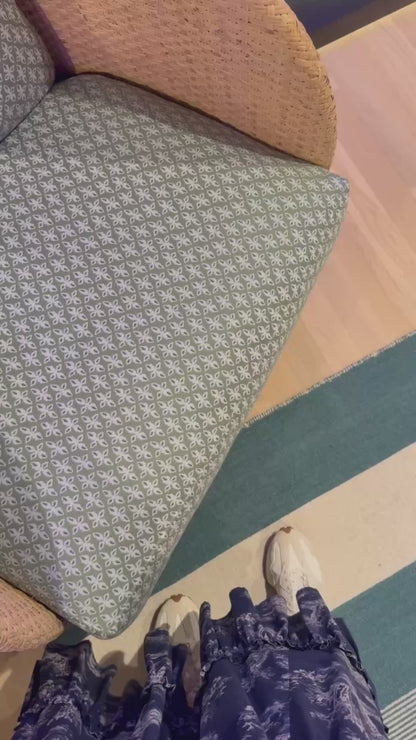 EH x Sunbrella Posey Fabric - Fern