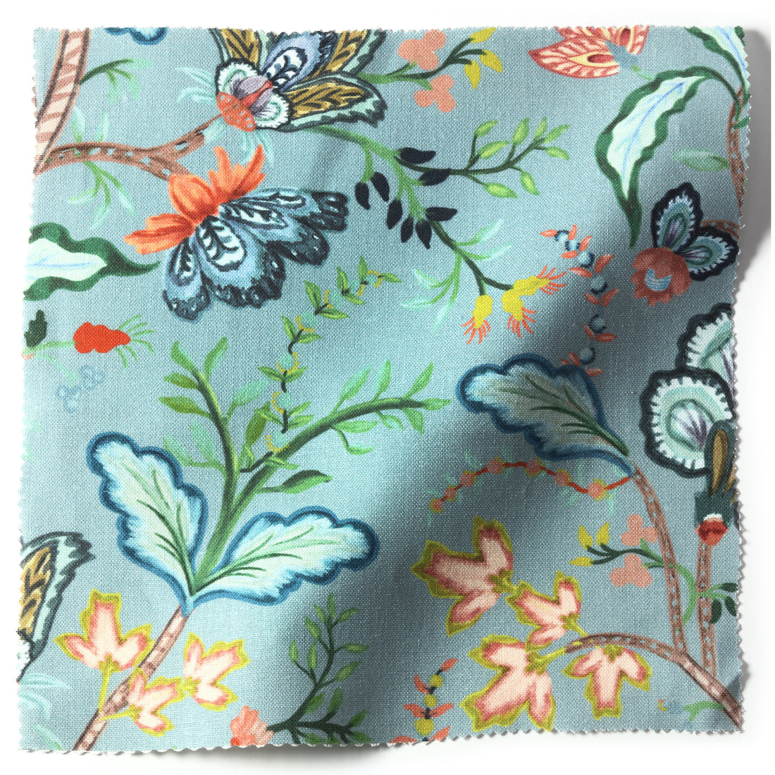 Vera Vine Pillow - House Blue